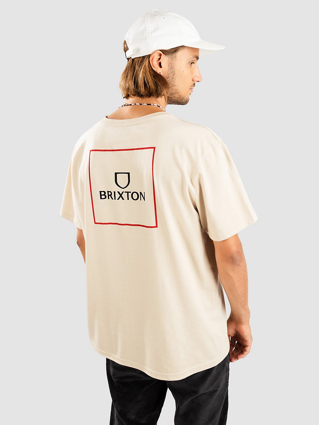 Brixton Alpha Square T-Shirt mars red kaufen