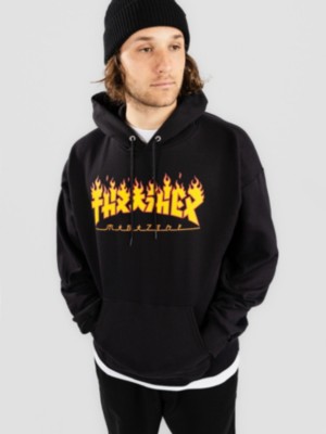 Thrasher Godzilla Flame H&aelig;ttetr&oslash;je