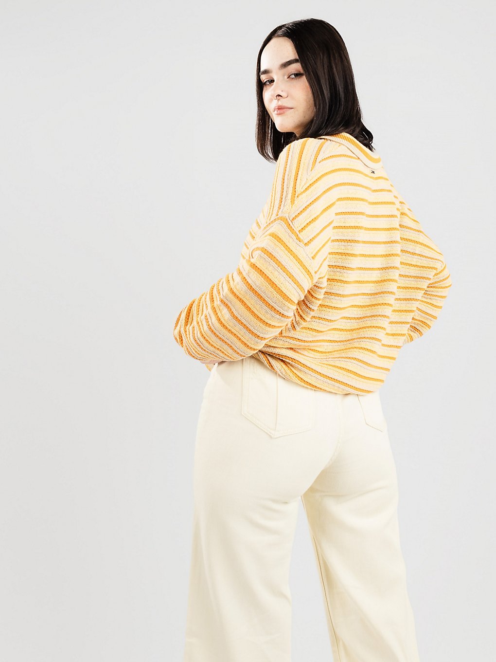 Billabong Today Stripes Pullover marigold kaufen