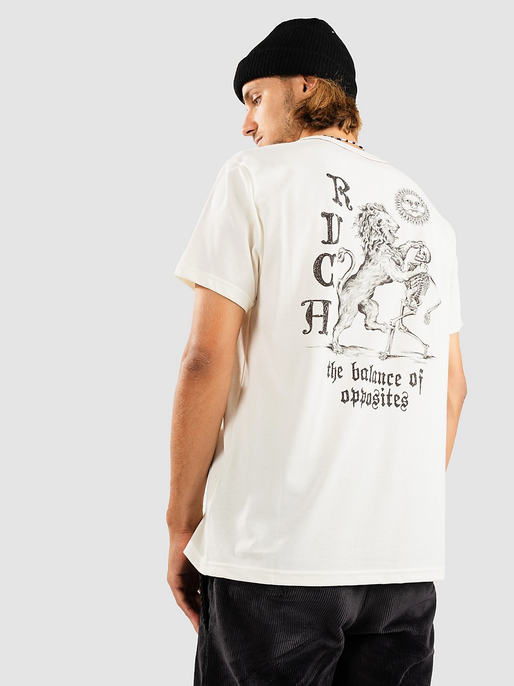 RVCA Lion T-Shirt antique white kaufen