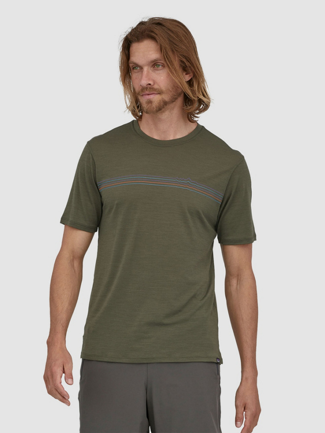 Patagonia Cap Cool Merino Blend Graphic Lycra