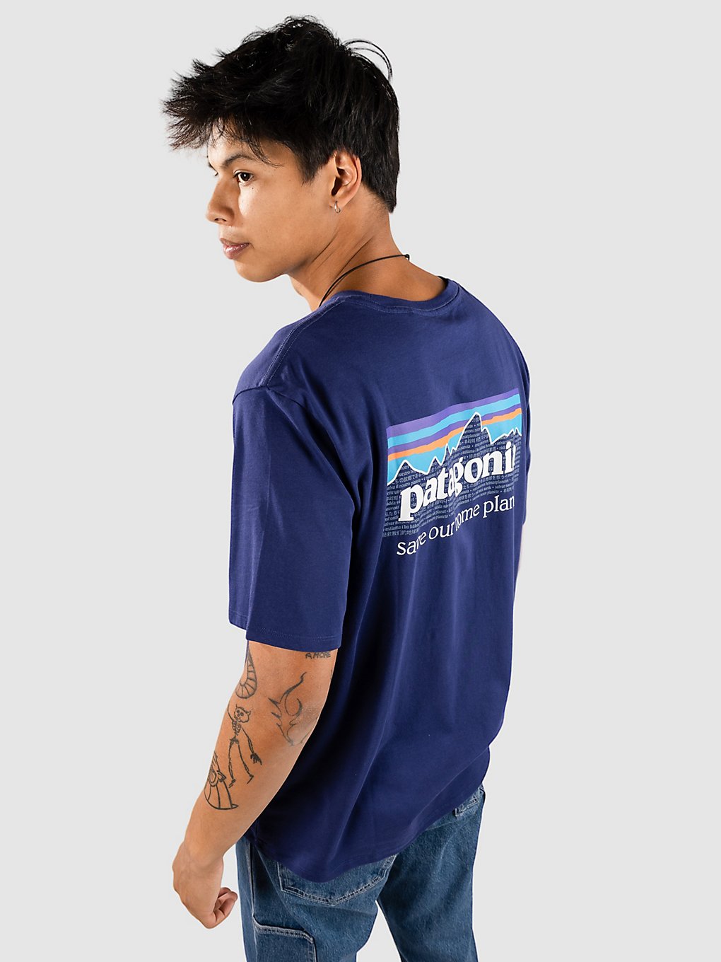 Patagonia P-6 Mission Organic T-Shirt sound blue kaufen