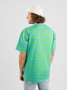 Wavy Stripe Frog Camiseta