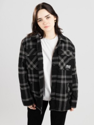 Broken Promises Warrior Plaid Shacket Skjorte