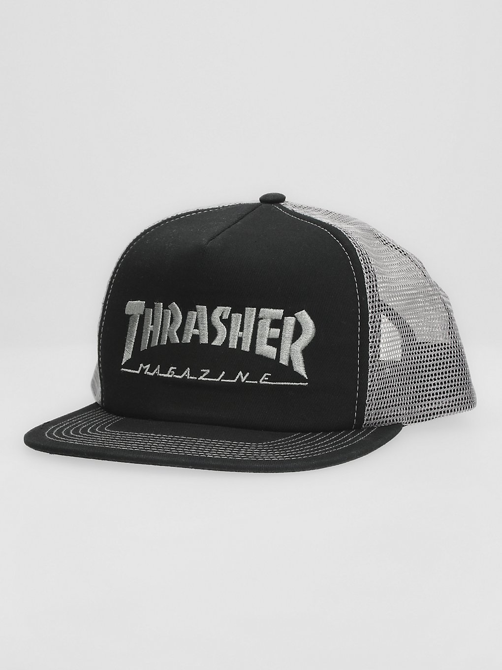 Thrasher Logo Embroidedred Mesh Cap grey kaufen