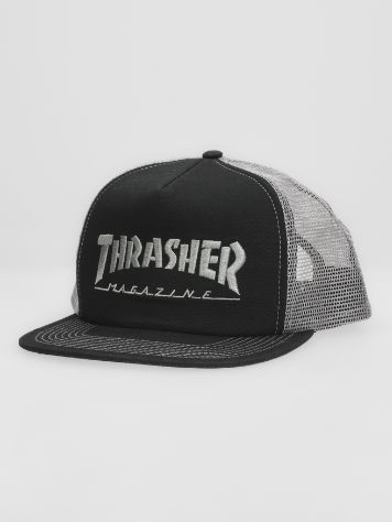 Thrasher Logo Embroidedred Mesh Cappellino