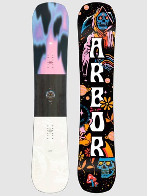 Arbor Draft Rocker 155W 2023 Snowboard mønster