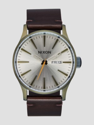Nixon The Sentry Leather Orologio