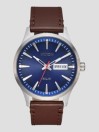 Nixon The Sentry Solar Leather Uhr