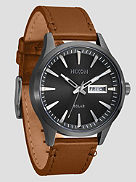 The Sentry Solar Leather Watch