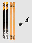 Honey Badger 92mm 155 + Squire 11 2023 Conjunto de Skis