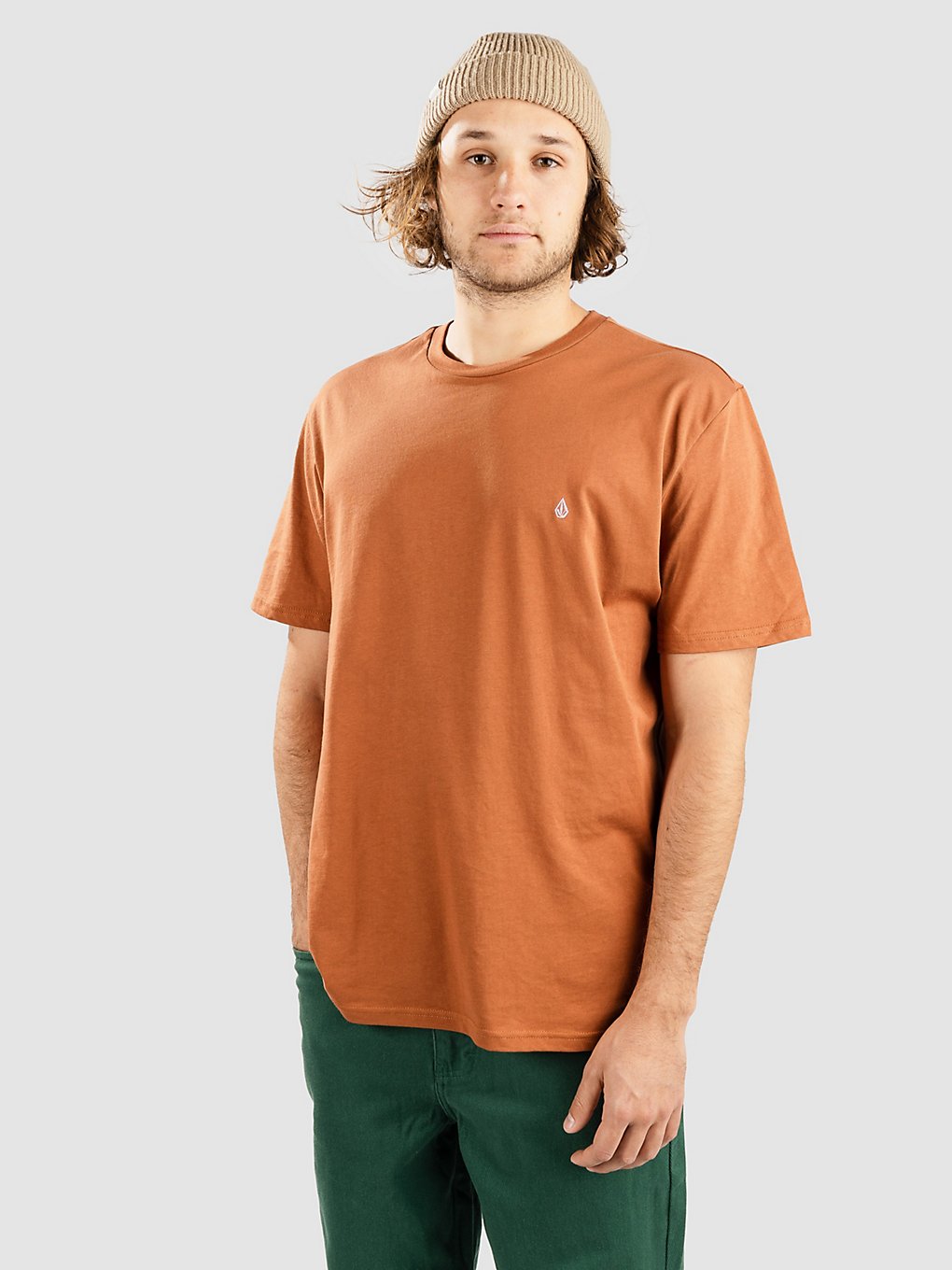 Volcom Stone Blanks Basic T-Shirt mocha kaufen