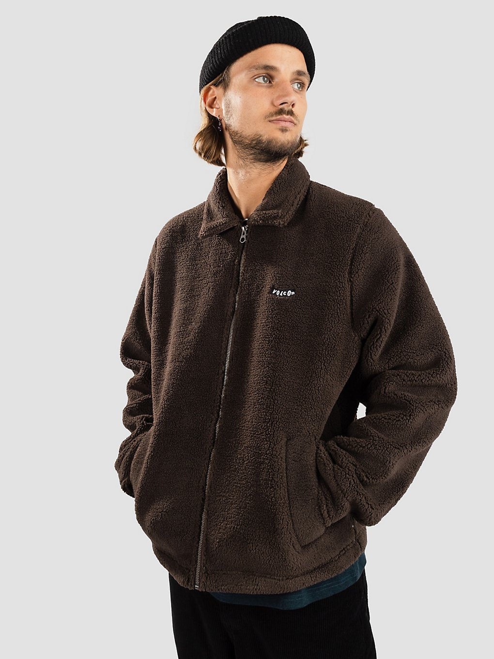 Volcom Edwart Sherpa Lined Jacke dark brown kaufen