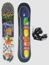 Alibi Snowboards Brain Rain 125 + Burton Smalls 2023 Set de snowboard