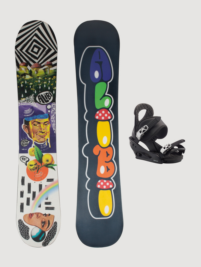 Alibi Snowboards Brain Rain 145 + Burton Citizen S 2023 Snowb