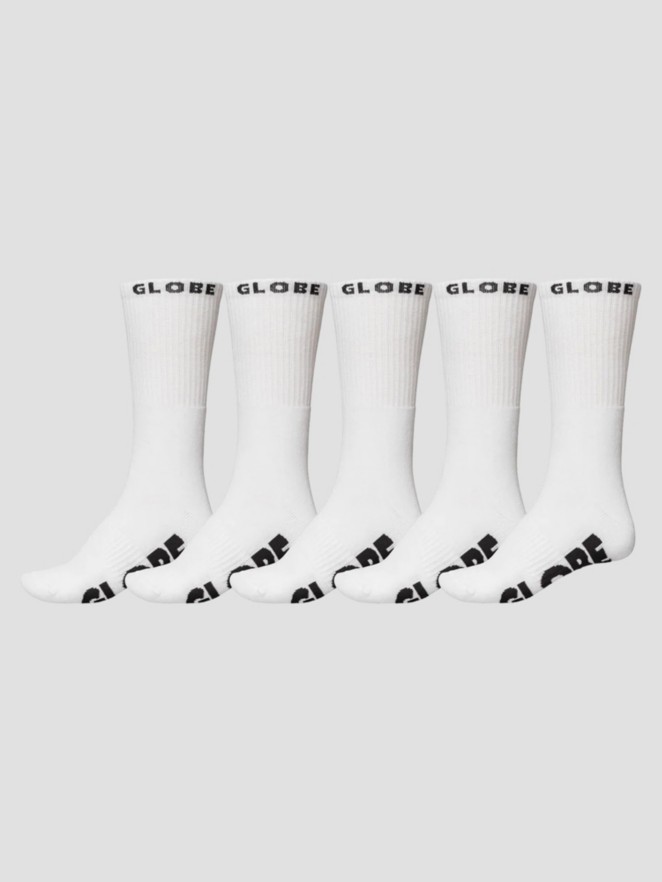 Globe Whiteout 5Pk 7-11 Calze