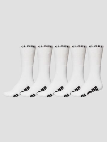 Globe Whiteout 5Pk 7-11 Calcetines