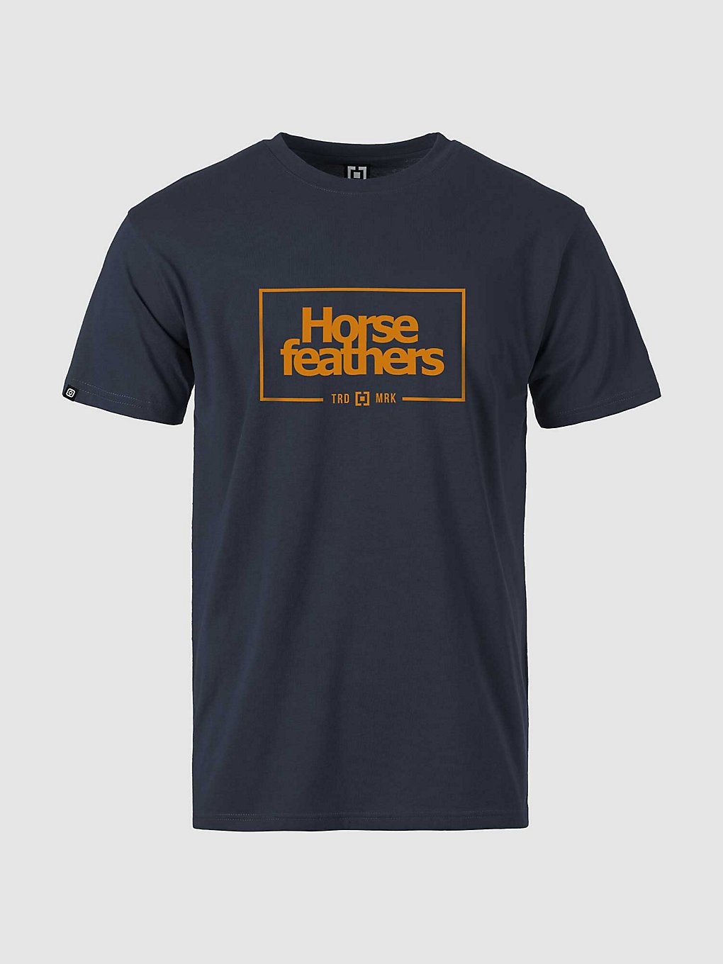 Horsefeathers Label T-Shirt midnight navy kaufen