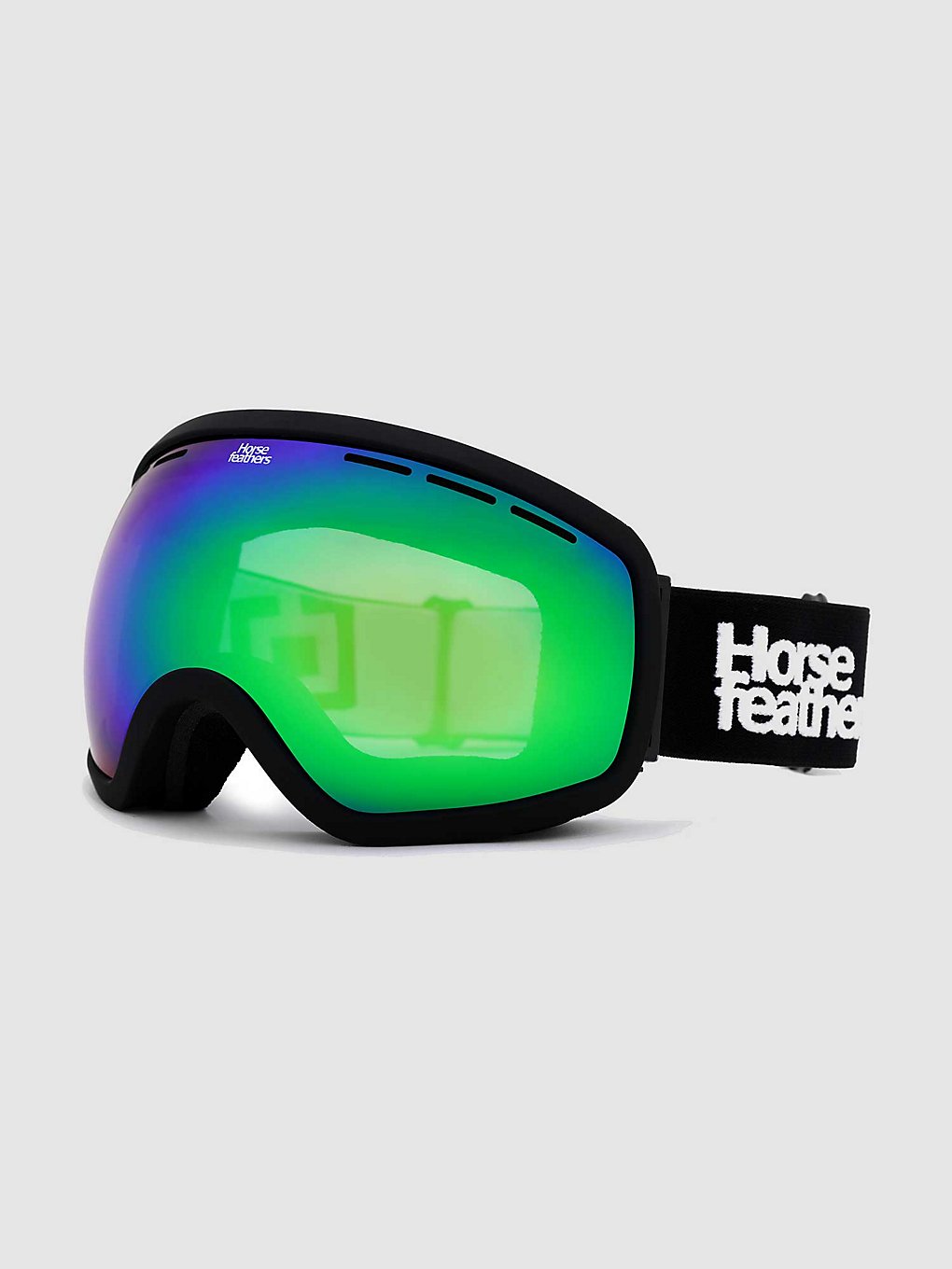 Horsefeathers Knox Black (+Bonus Lens) incl Case Goggle mirror green kaufen