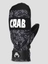 crab doodle black - black