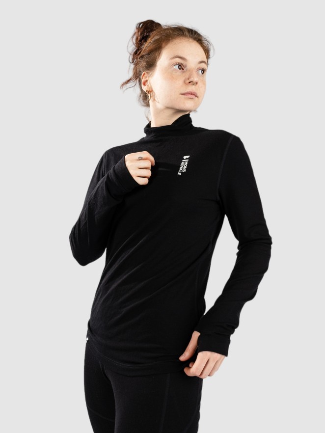 Mons Royale Merino Cascade Flex Mock Neck Thermo Shirt