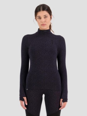 Mons Royale Cascade Merino Flex 200 Mock Neck Ls Maglietta Funzionale