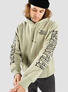 Printed Heavyweight Pullover Sweat &agrave; Capuche