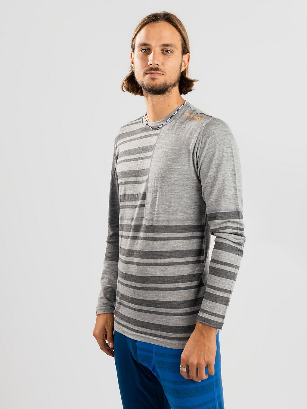 Ortovox 185 Rock 'N' Wool Funktionsshirt grey blend kaufen