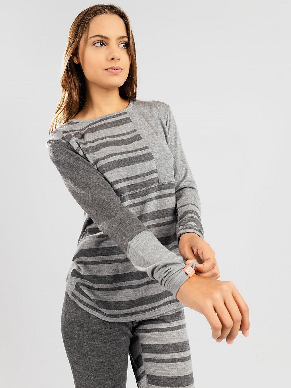 Ortovox 185 Rock 'N' Wool Funktionsshirt grey blend kaufen