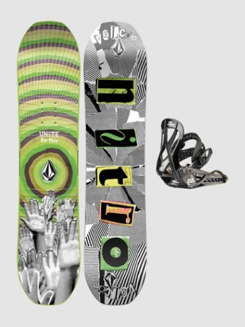 Nitro Ripper X Volcom 86 + Charger Micro 2023 Set da Snowboard