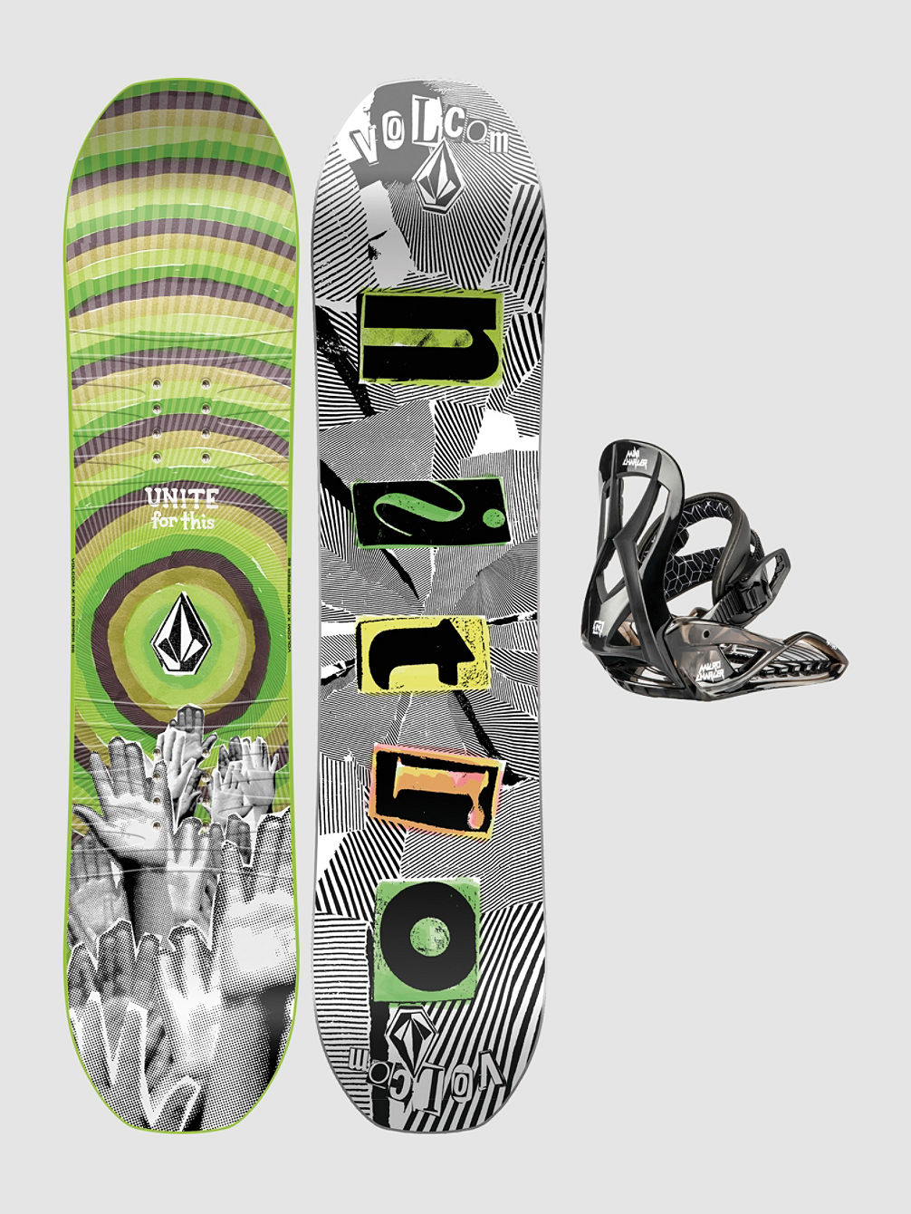 Ripper X Volcom 106 + Charger Micro 2023 Conjunto de Snowboard