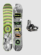 Ripper X Volcom 116 + Charger Mini 2023 Snowboard-Set