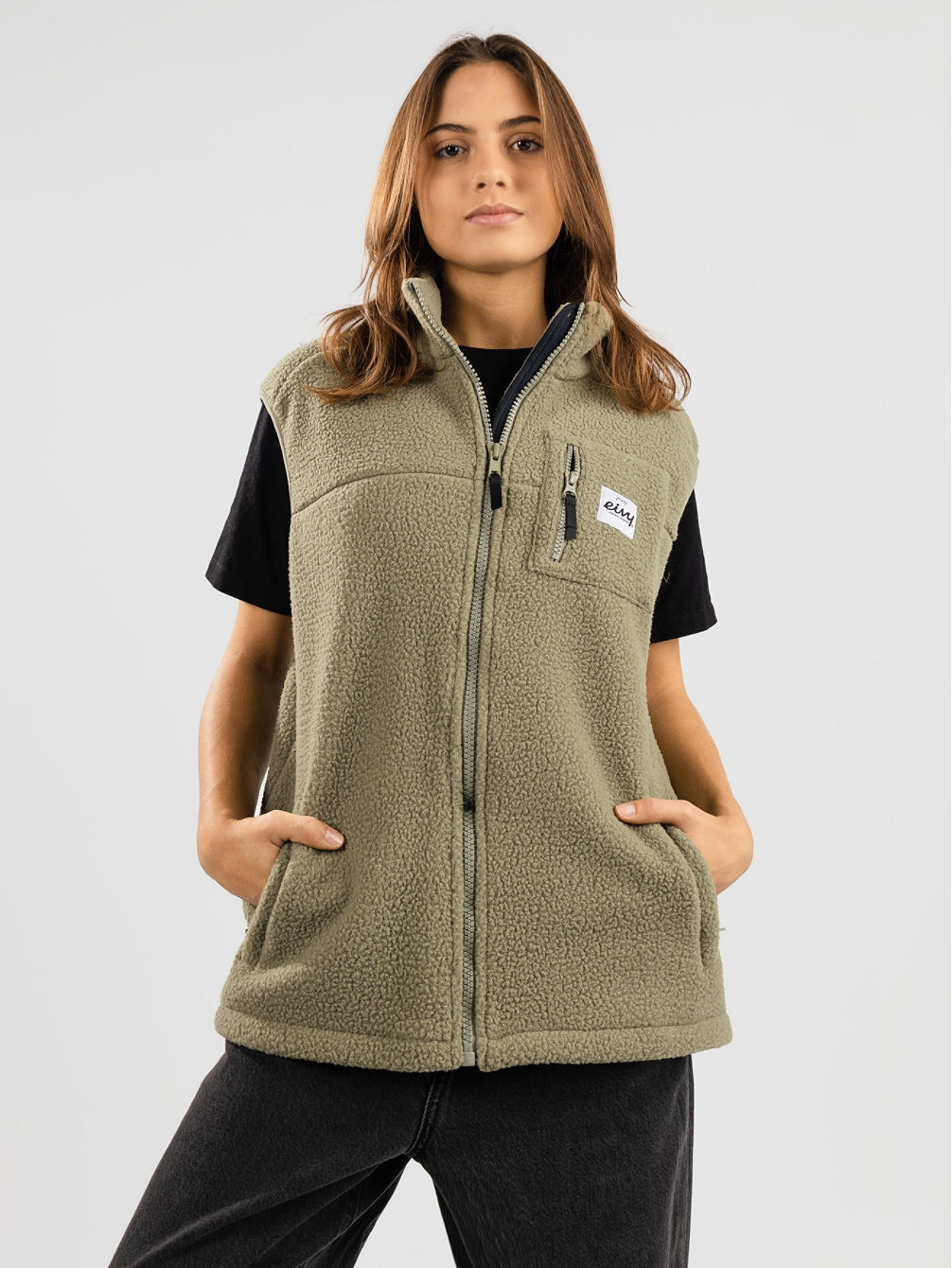 Lumberjackie Sherpa Fleece Vest