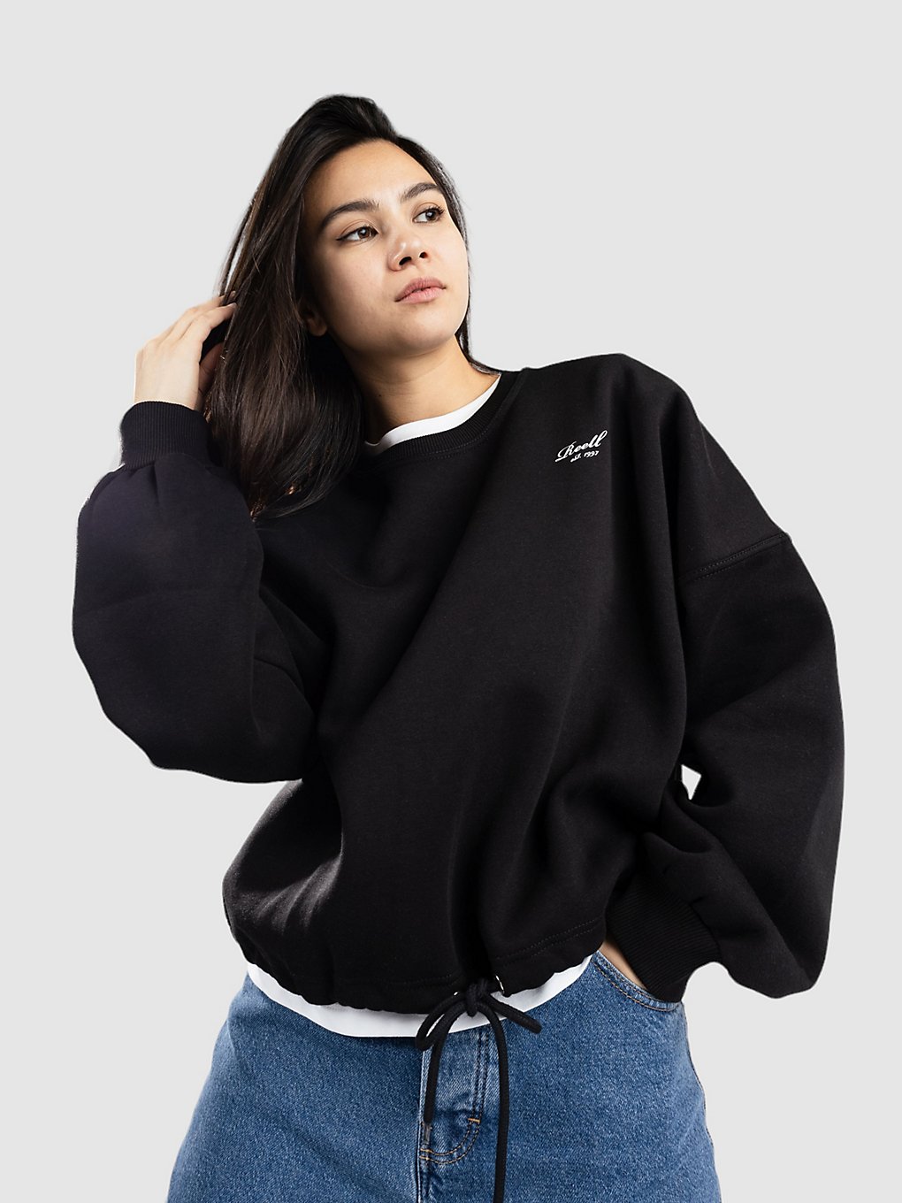 REELL Amara Crewneck Sweater deep black kaufen