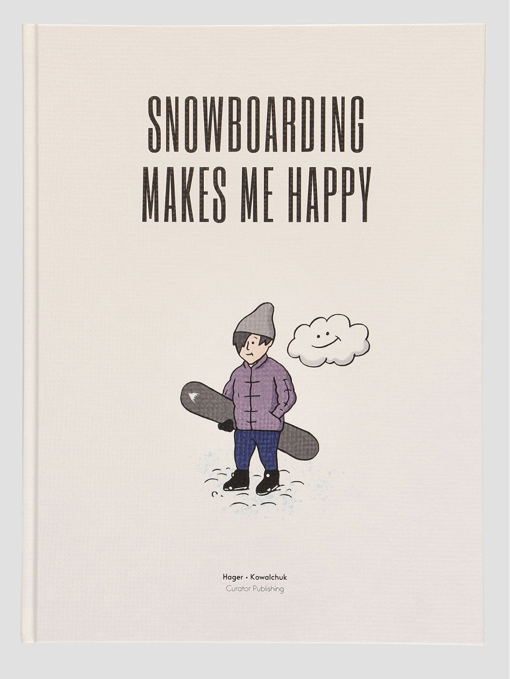 Snowboarding makes me happy EN Boek