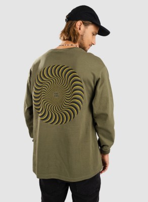 Classic Swirl Overlay Long Sleeve T-Shirt