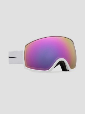 Photos - Ski Goggles Electric EG2-T Matte White  Goggle pink chrome&yello (+Bonus Lens)