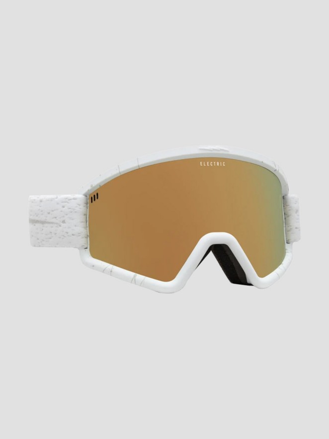 Electric HEX (Invert) Matte Speckled White Laskettelulasit