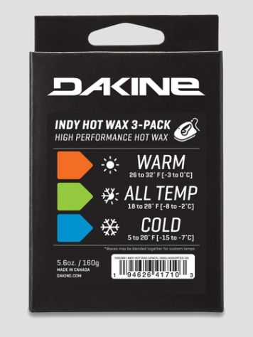 Dakine Indy Hot 3-Pack 160g Vax