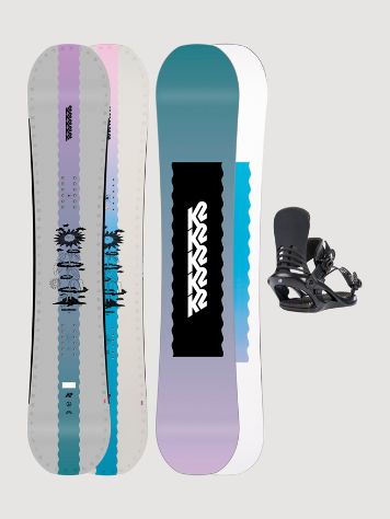 K2 Dreamsicle 146 + Cassette Blk M 2023 Snowboard set