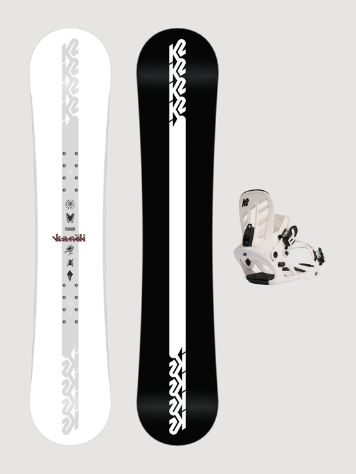 K2 Kandi 129 + You+H Wht M 2023 Snowboard set