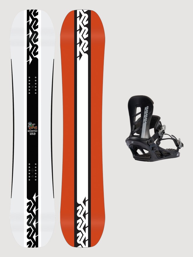 K2 Geometric 156 + Sonic Blk L 2023 Snowboard S
