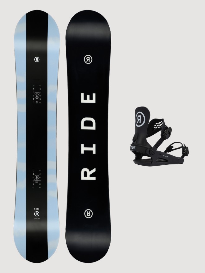 Ride Heartbreaker 147 + CL2 Blk M 2023 Snowboard Set