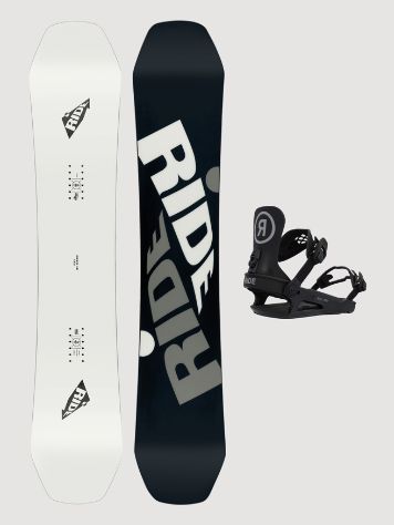 Ride Zero Jr 135 + K1 Blk S 2023 Snowboard Set
