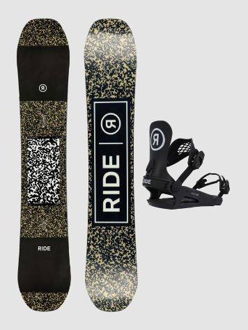 Ride Manic 158W + C2 Blk L 2023 Conjunto Snowboard