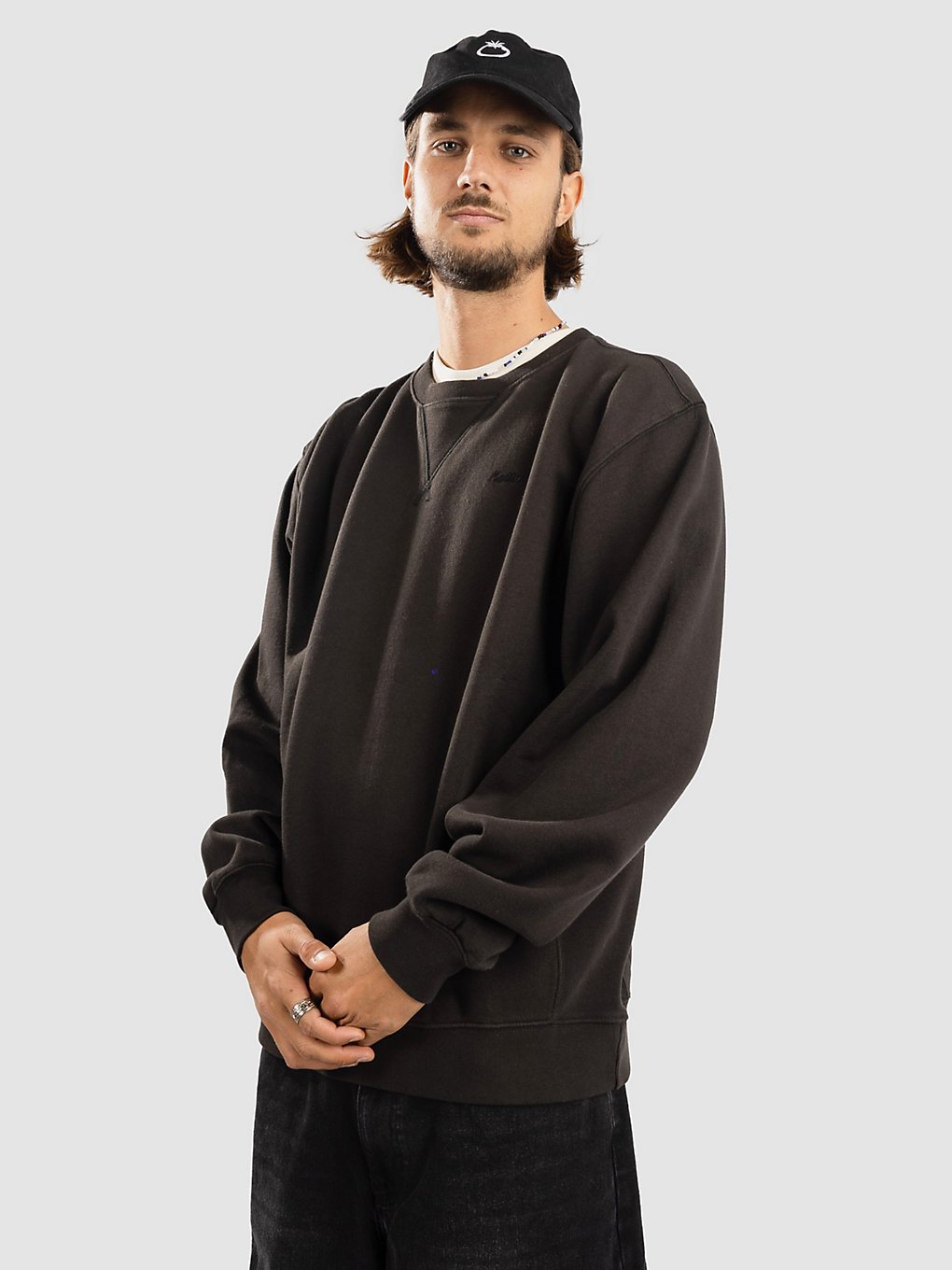 Katin USA Embroidered Crewneck Sweater black wash kaufen
