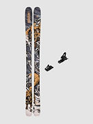 Arv 84mm (Long) 157 + Stage 11 GW 2023 Conjunto de Skis