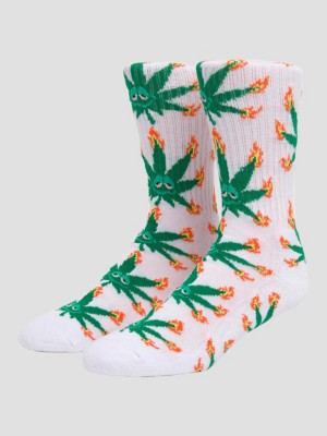 HUF Green Buddy Flame Socken