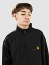 Carhartt WIP Half Zip American Script Sweatjacke
