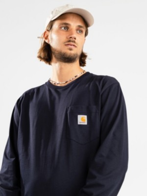 CARHARTT WIP L/S Chase T-Shirt Homme Taille XS Manches Longues Col